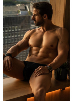 Jock noir Biker - LM2201-27BLK